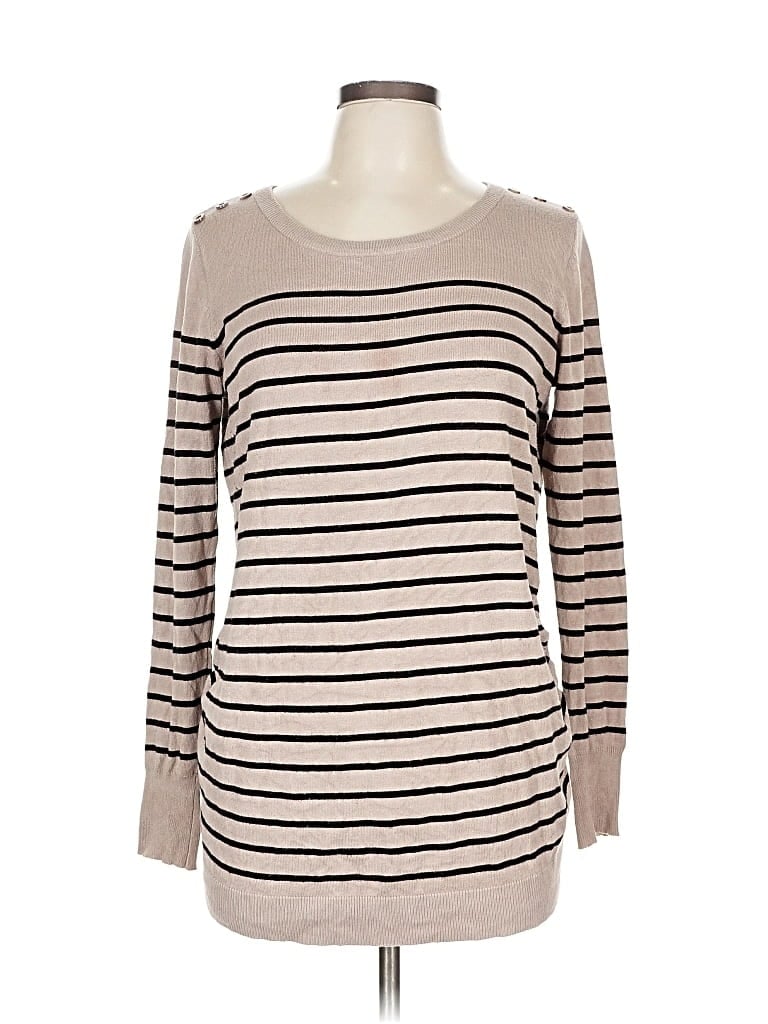 Pre-owned Lety & Me Pullover Sweater In Brown