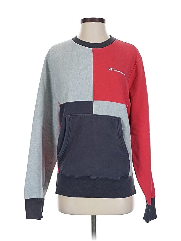 Pre-owned Champion Pullover Sweater In Blue