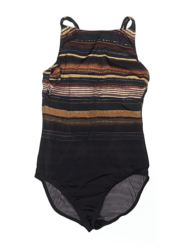Pre-owned Longitude One Piece Swimsuit In Black