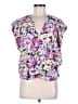 Assorted Brands 100% Polyester Purple Sleeveless Blouse Size M - photo 1