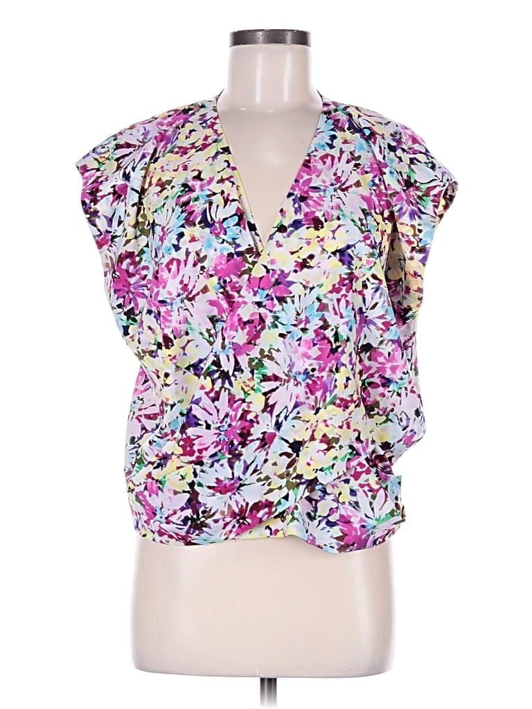 Pre-owned Assorted Brands Sleeveless Blouse In Purple