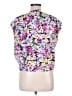 Assorted Brands 100% Polyester Purple Sleeveless Blouse Size M - photo 2