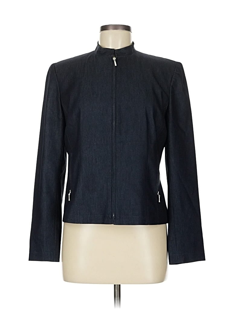 Pre-owned Ann Taylor Jacket In Blue