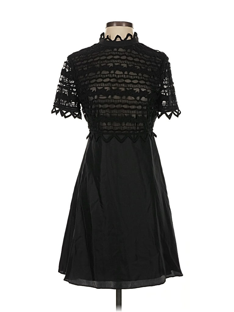 Pre-owned Zac Zac Posen Cocktail Dress In Black