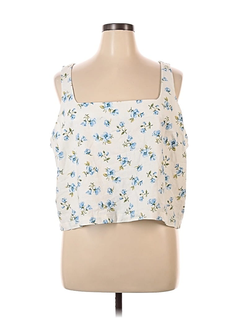Pre-owned Old Navy Sleeveless Blouse In White