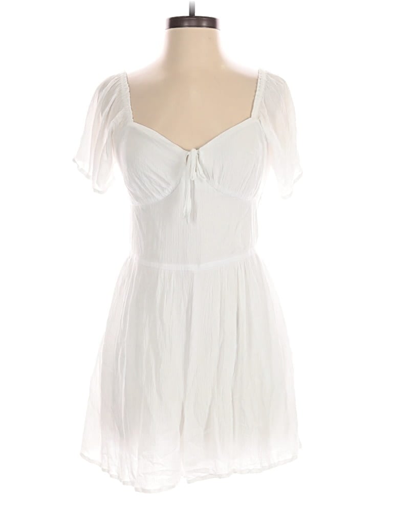 Pre-owned Hollister Romper In White