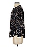 Ann Taylor 100% Polyester Black Long Sleeve Blouse Size XS - photo 5