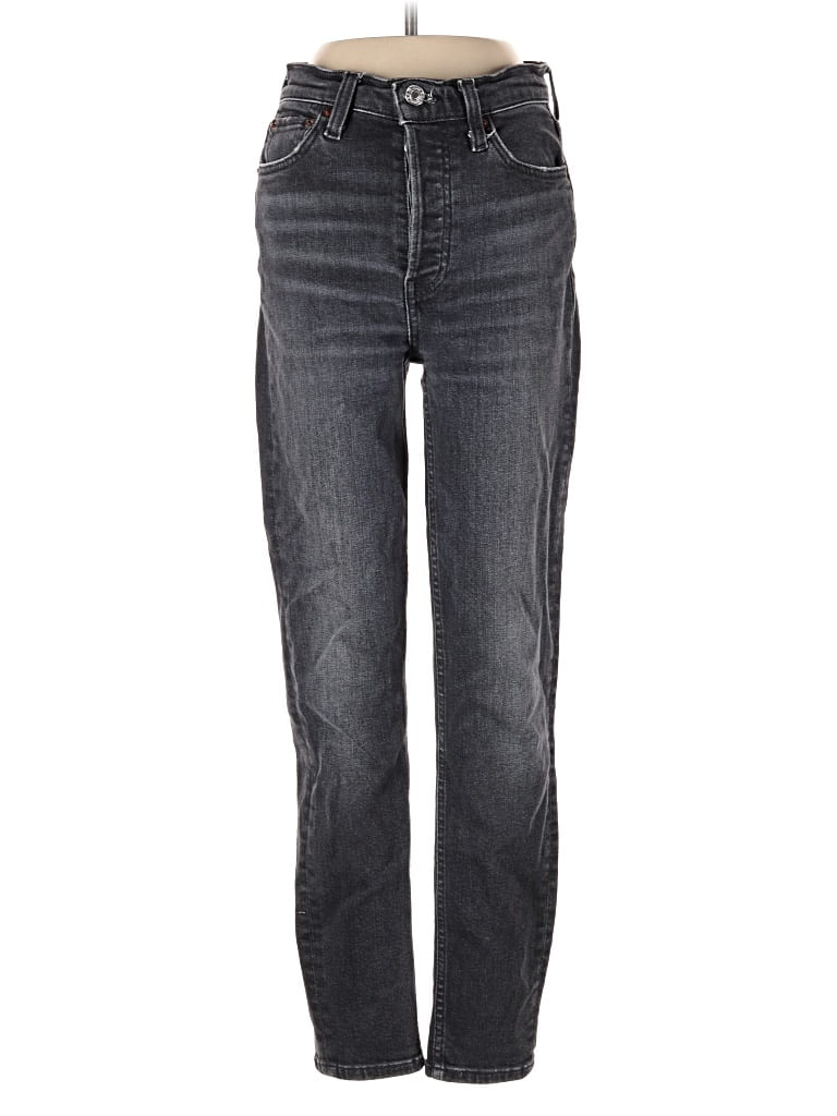 Pre-owned Re/done Jeans In Gray