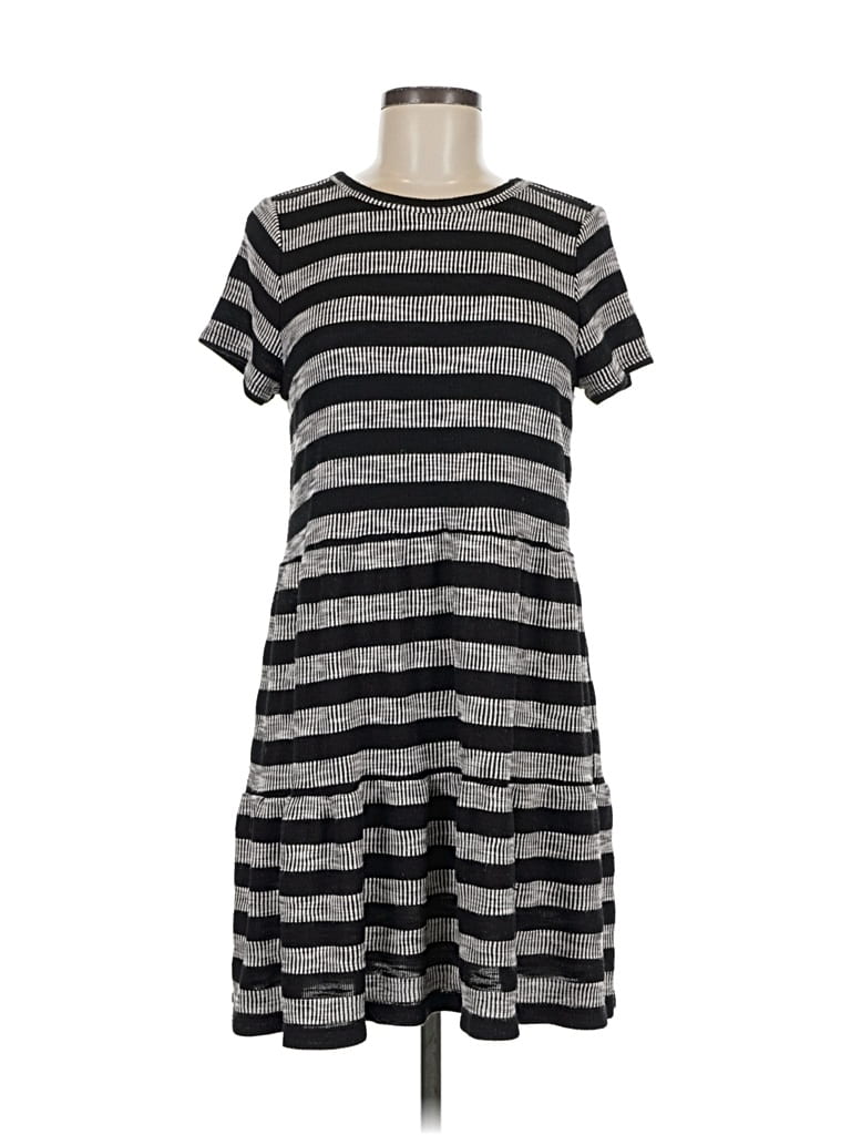 Pre-owned Ann Taylor Loft Casual Dress In Gray