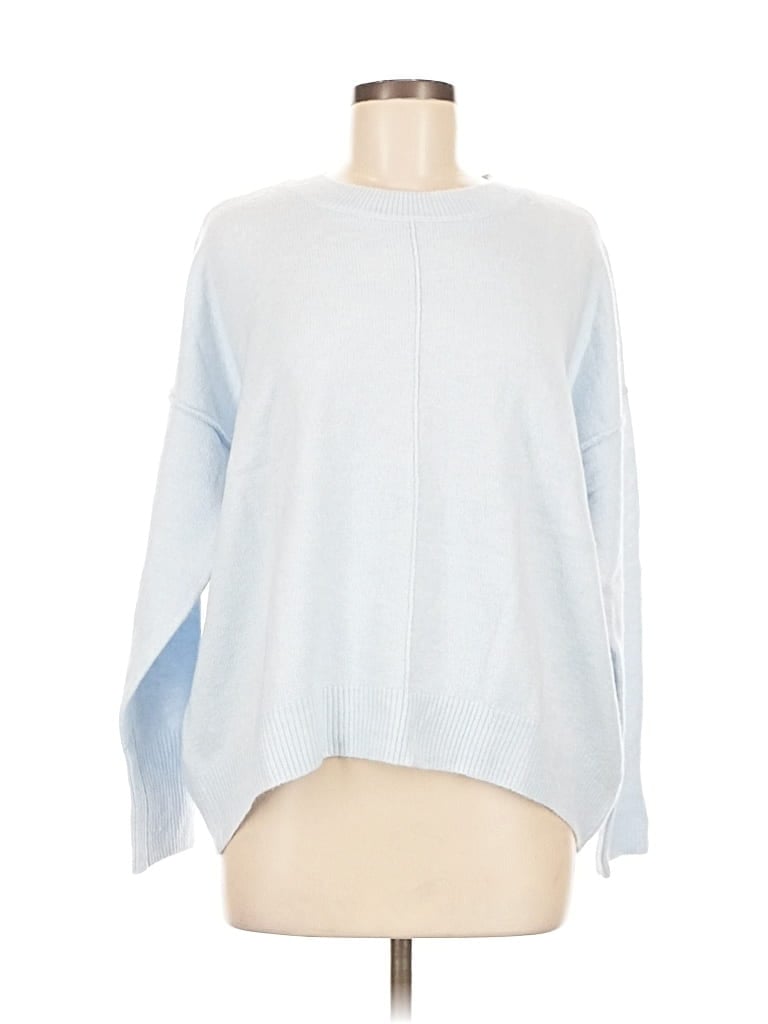 Pre-owned Vince Camuto Pullover Sweater In Blue
