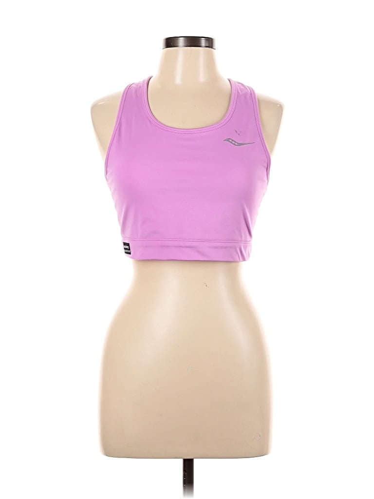 Pre-owned Saucony Sports Bra In Purple