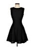 Theory Solid Black Cocktail Dress Size 00 - photo 1
