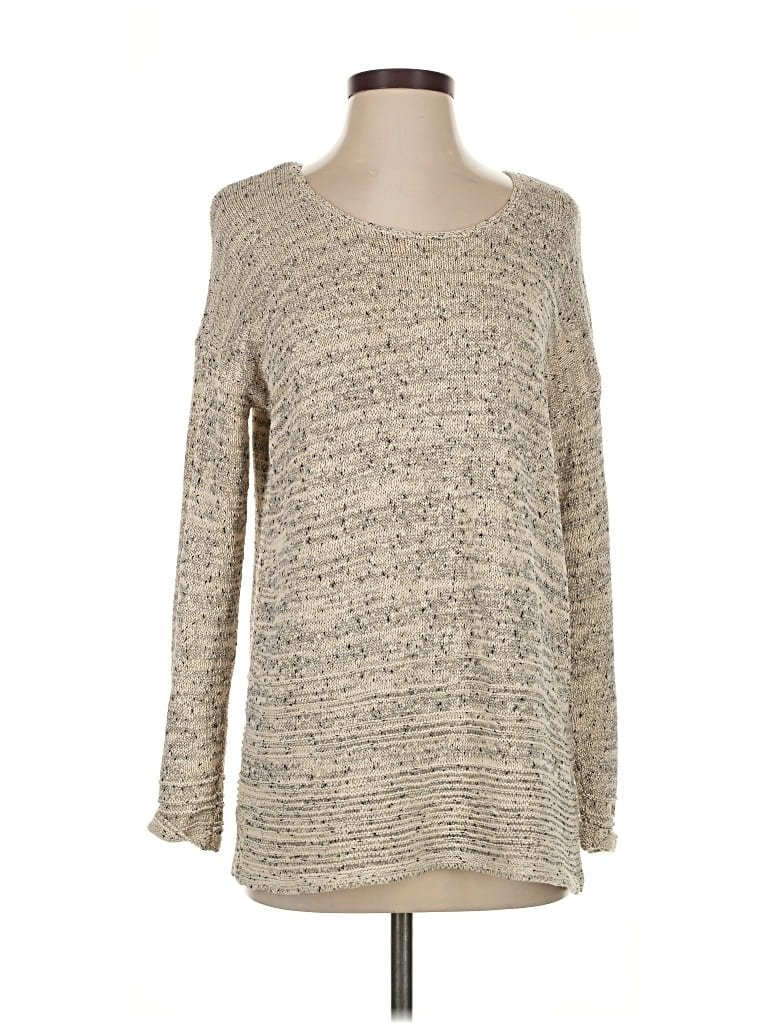 Pre-owned Jjill Pullover Sweater In Brown