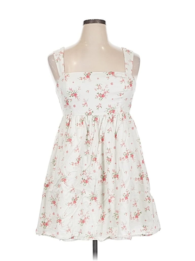 Pre-owned Altar'd State Casual Dress In White