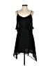 BCBGeneration Solid Black Cocktail Dress Size S - photo 1