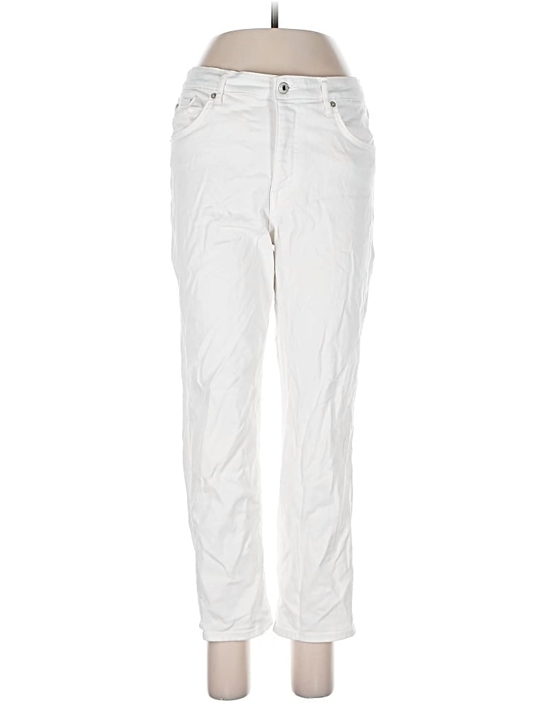 Pre-owned Ella Moss Casual Pants In White
