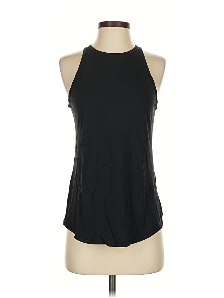 Pre-owned Nancy Rose Tank Top Black Halter Neckline Tops