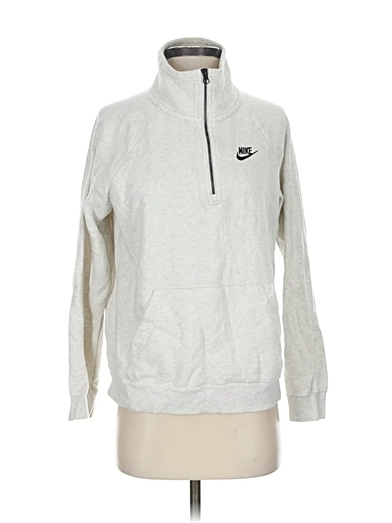 Pre-owned Nike Sweatshirt In Silver