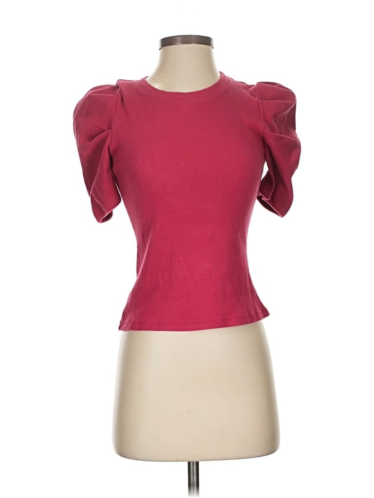 Pre-owned By Anthropologie Cardigan Sweater In Red