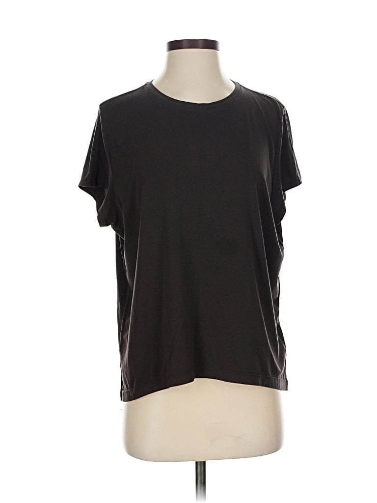 Pre-owned Athleta Short Sleeve T-shirt In Brown