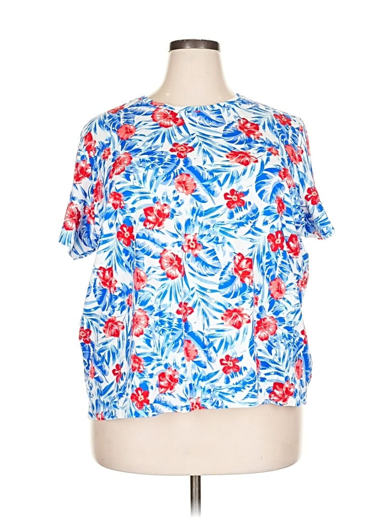 Pre-owned Kim Rogers Short Sleeve T-shirt In Blue