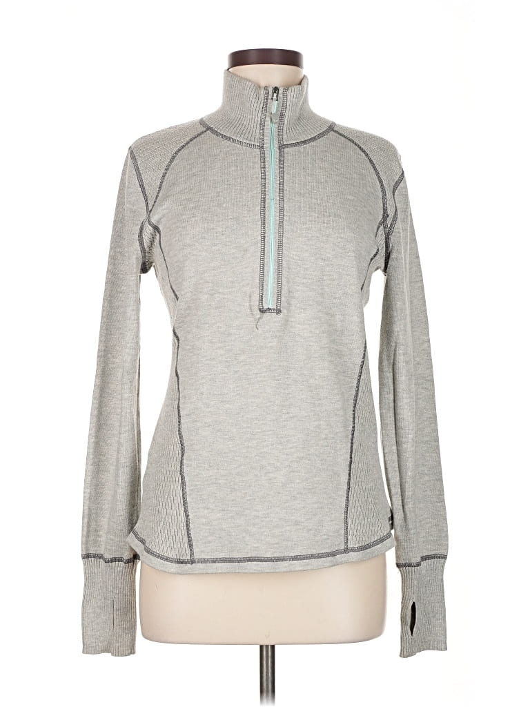 Pre-owned Eddie Bauer Sweatshirt In Silver