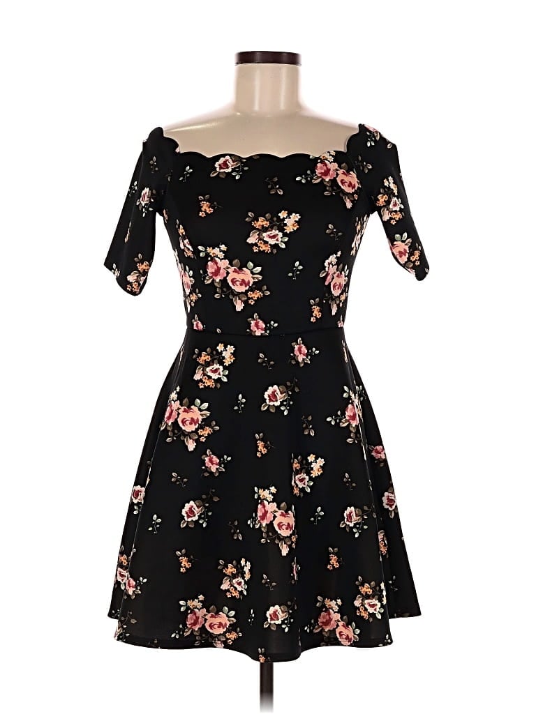 Pre-owned Nine Britton Casual Dress In Black