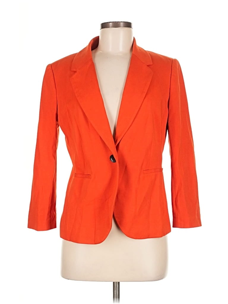 Pre-owned The Limited Blazer Jacket In Orange