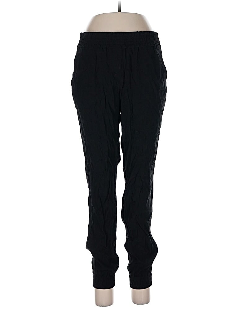 Pre-owned Ann Taylor Loft Track Pants In Black