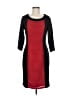 DressBarn Color Block Red Cocktail Dress Size 8 - photo 1