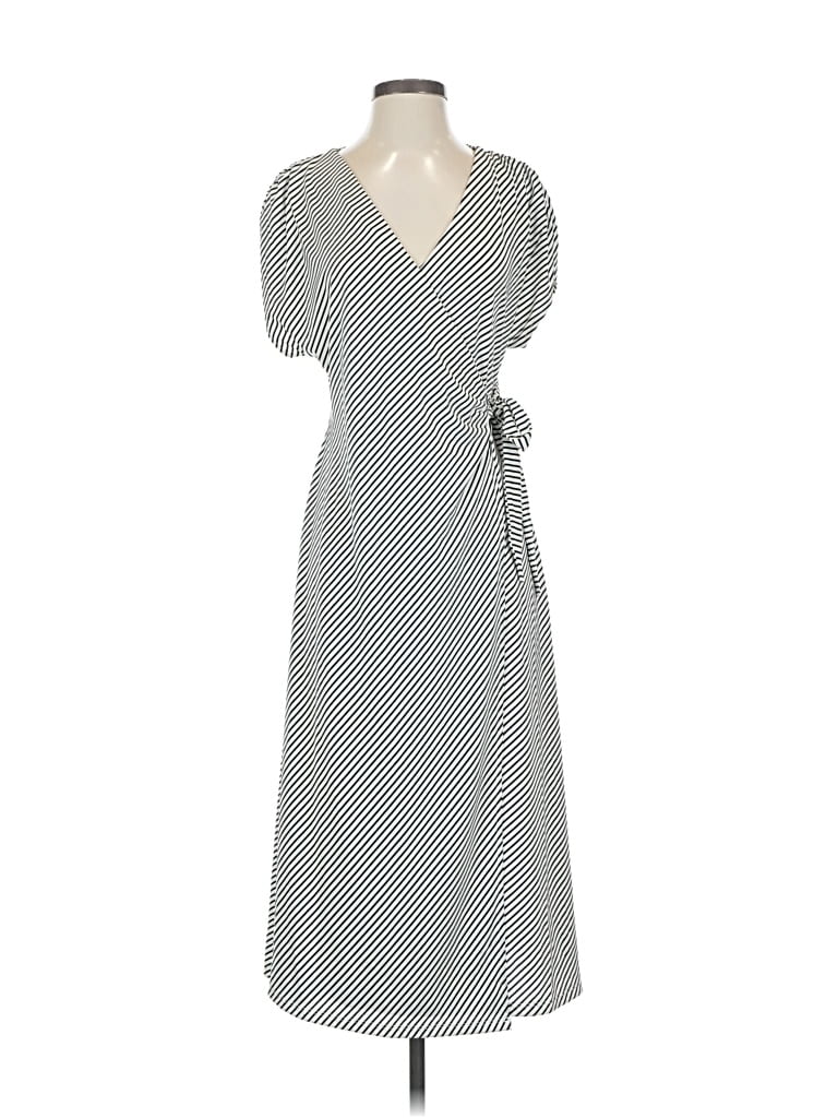 Pre-owned H&m Casual Dress In Gray