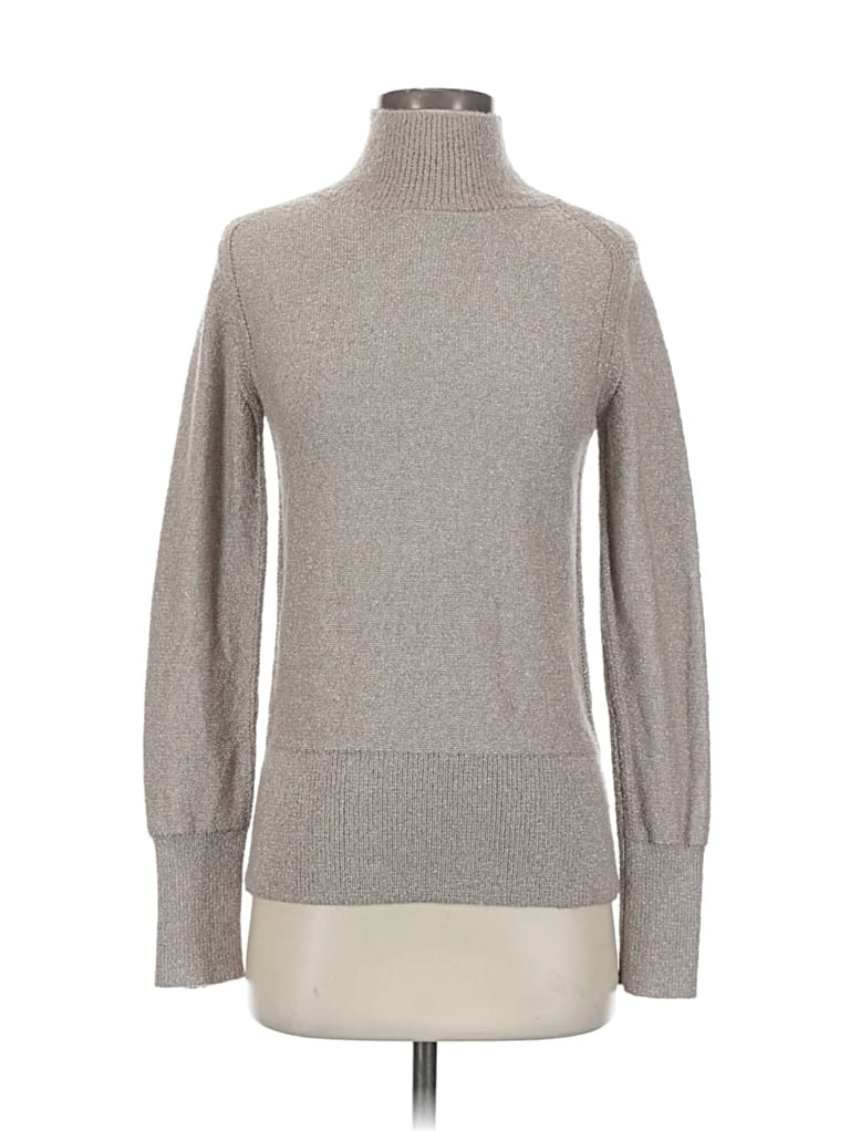 Pre-owned Reiss Turtleneck Sweater In Silver