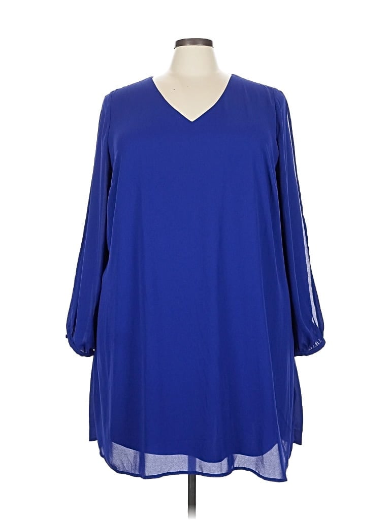 Pre-owned Worthington Casual Dress In Blue