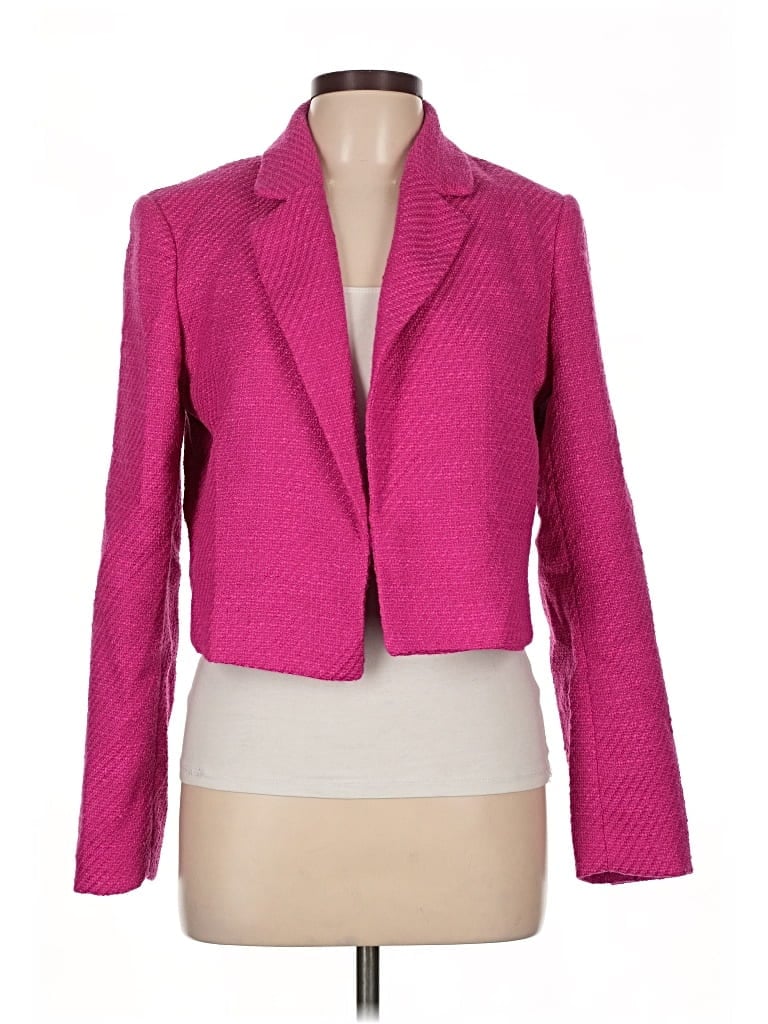 Pre-owned Belle Vere Blazer Jacket In Pink