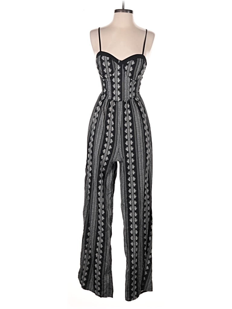Pre-owned Band Of Gypsies Jumpsuit In Black