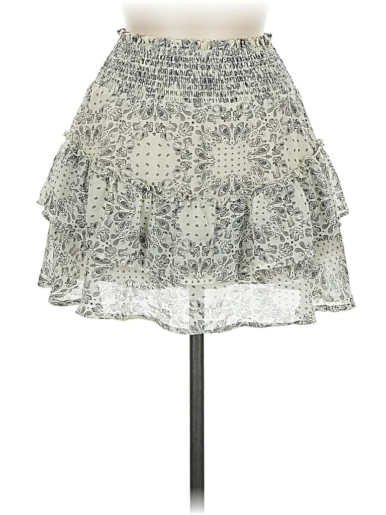 Pre-owned Altar'd State Casual Skirt In Silver