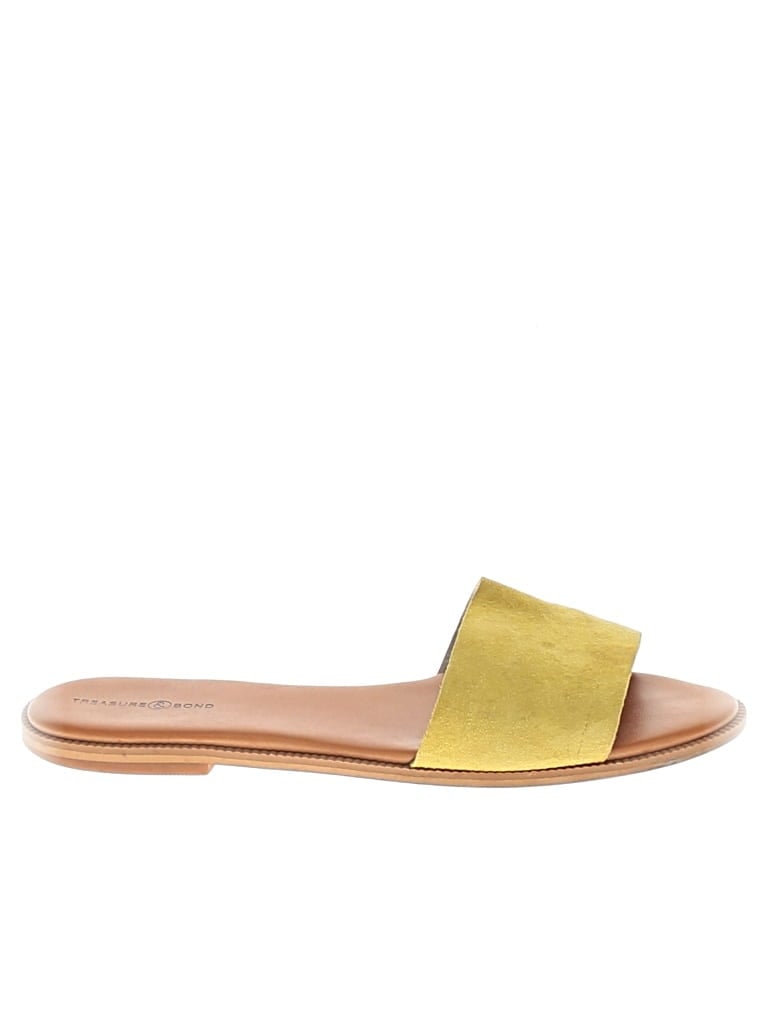 Pre-owned Treasure & Bond Sandals In Yellow