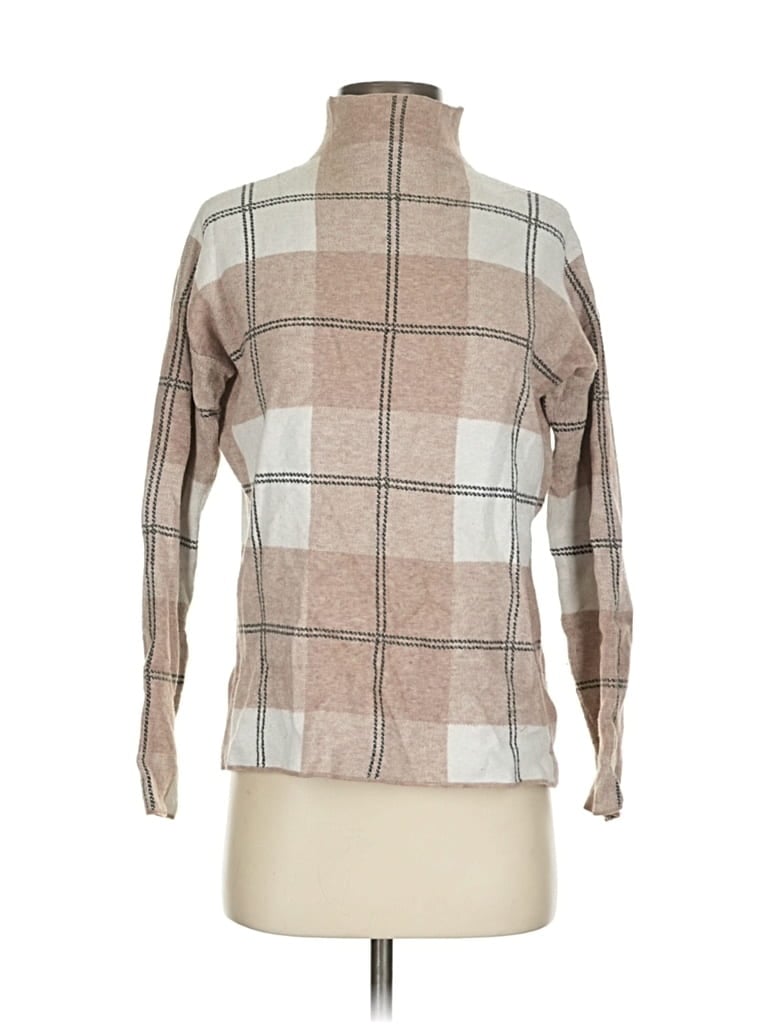 Pre-owned Rachel Zoe Tjx Turtleneck Sweater In Brown