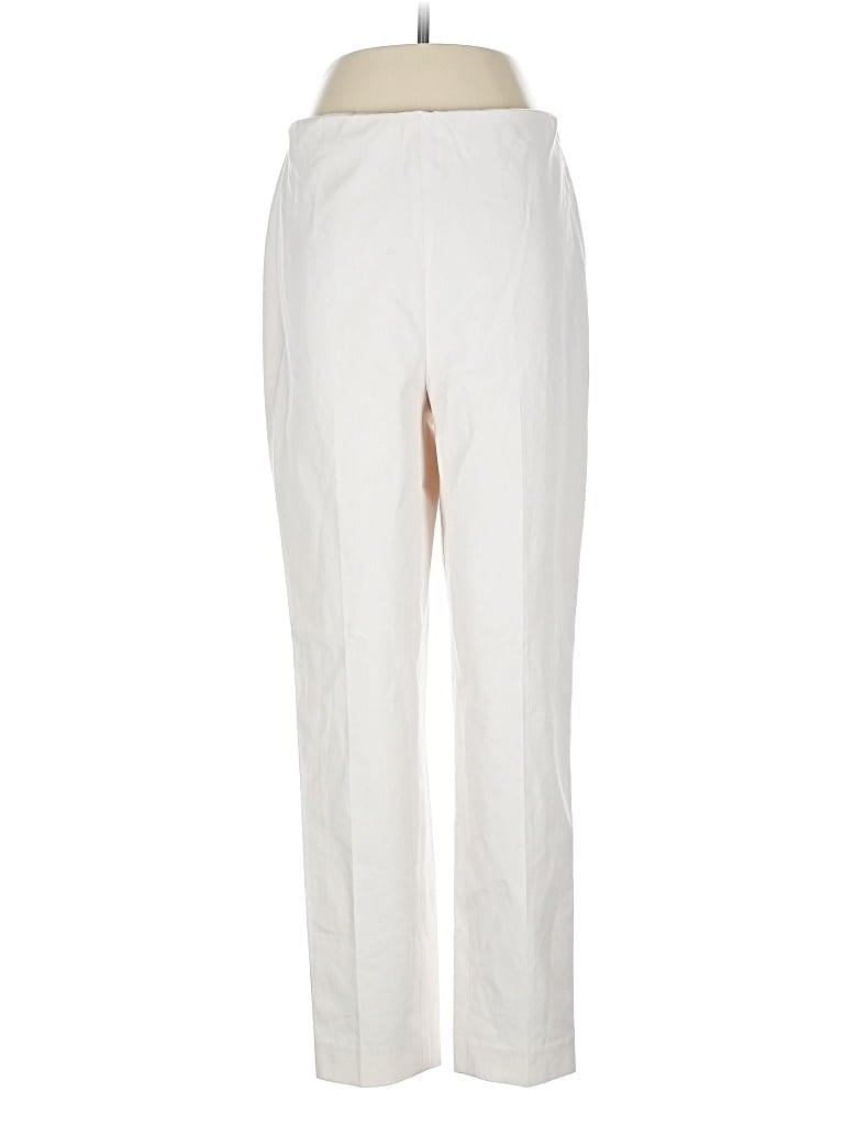 Pre-owned Pearl By Lela Rose Casual Pants In White