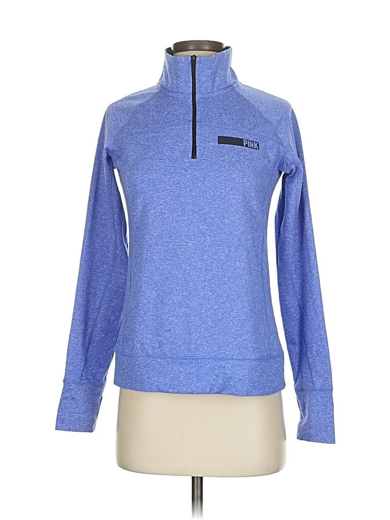 Pre-owned Victoria's Secret Pink Sweatshirt In Blue