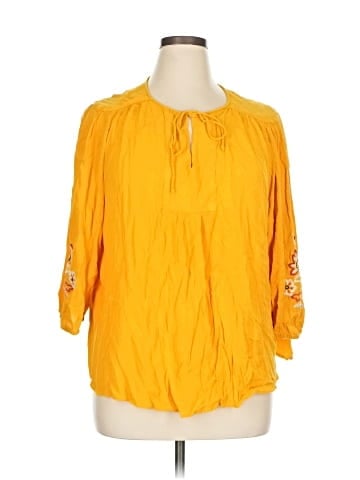 St. John's Bay 3/4 Sleeve Blouse (view 1)