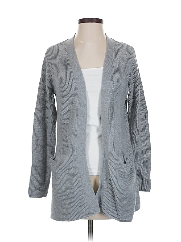 Pre-owned Gap Cardigan Sweater In Gray