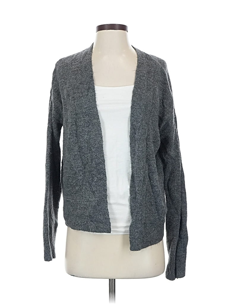 Pre-owned H&m Cardigan Sweater In Gray