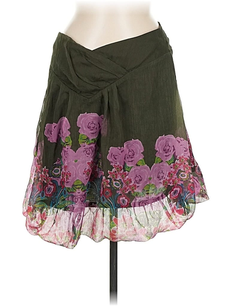 Pre-owned Unbranded Casual Skirt In Green