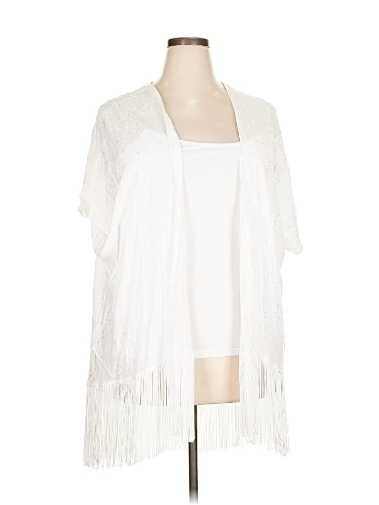 Pre-owned Torrid Kimono In White