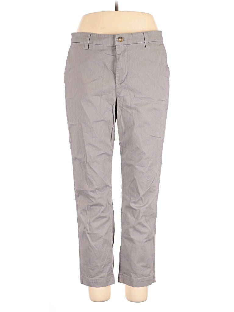 Pre-owned J.crew Factory Store Khaki Pant In Gray