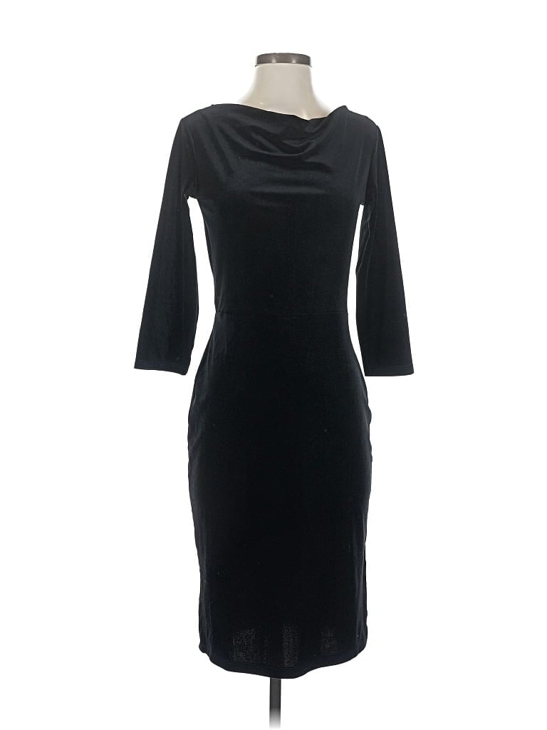 Pre-owned H&m Cocktail Dress In Black