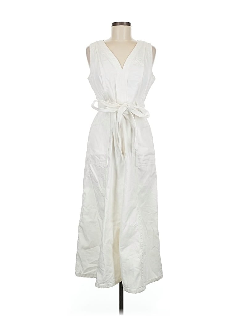 Pre-owned Sundance Casual Dress In White