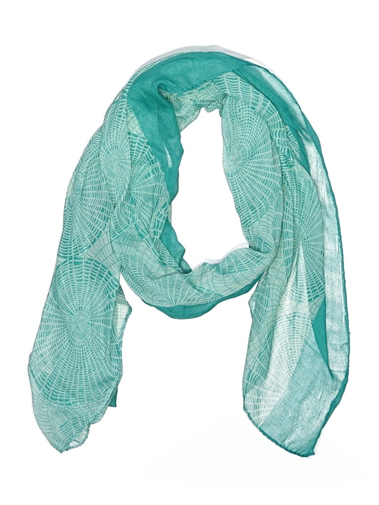 Pre-owned Unbranded Scarf In Blue