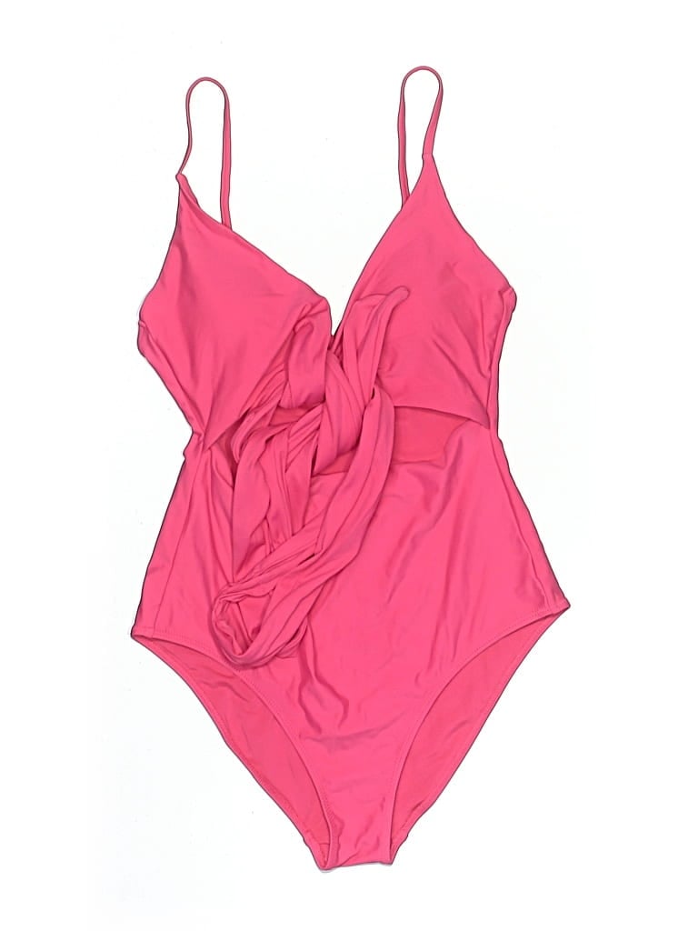 Pre-owned Aerie One Piece Swimsuit In Pink